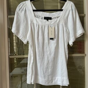 Premise Women’s Lightweight 100% Linen Blouse Summer Beach-SZ Small -NWT $58.